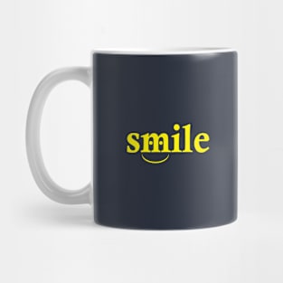 Smile text Mug